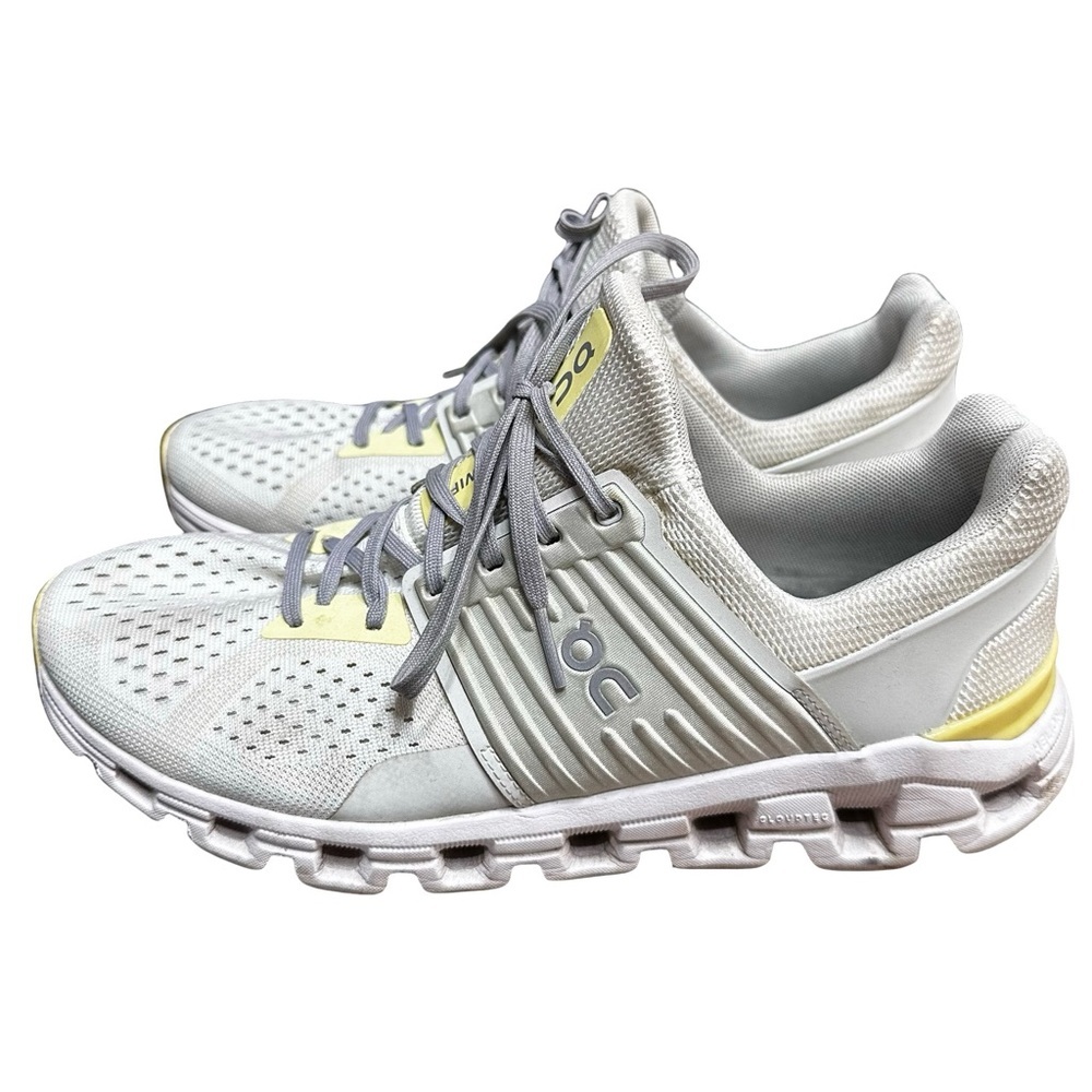 ON Cloudswift White/Limelight Women's 10 Oncloud Tennis Shoes Workout Running